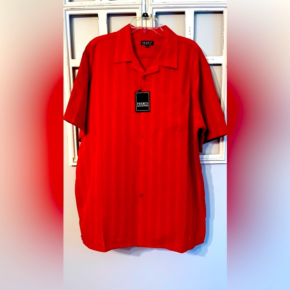 NWT PRONTI Men’s Casual Dress Shirt